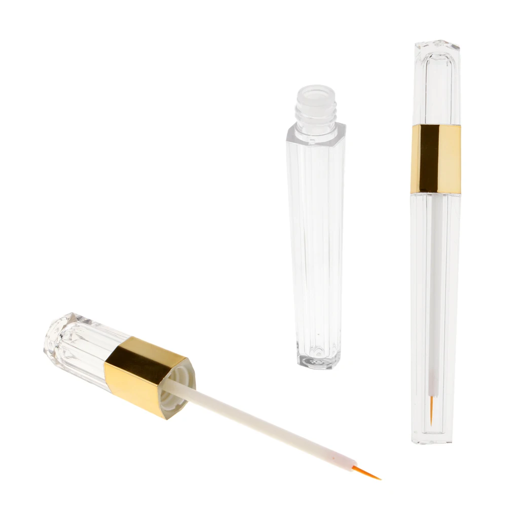 

2pcs 5ml Empty Eyelashes Eyeliner Tube Container Vials Bottle DIY