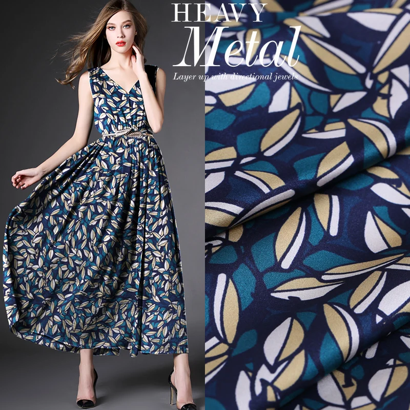 

Natural Mulberry Silk stretch satin fabric natural drape dress shirt spandex fabrics cloth Fashion diy sew by the meter materi