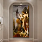 Oedipus and the Sphinx от Густава Морроу масляная живопись принты на холсте настенная живопись известные картины для декора гостиной