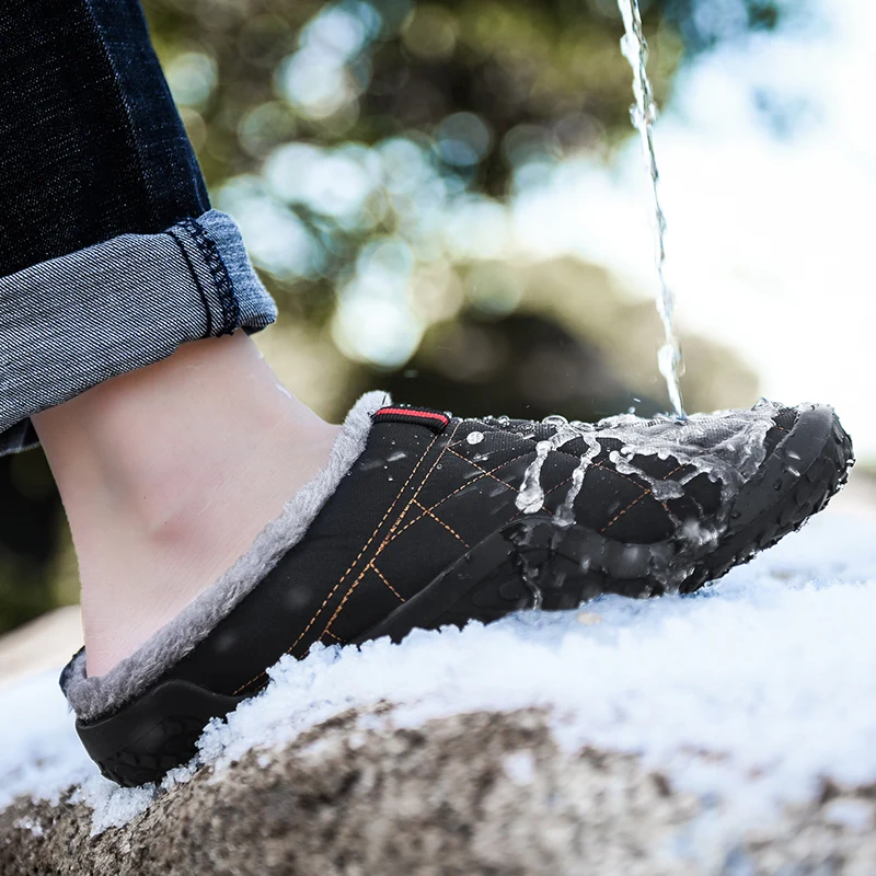 

Slippers House Men's Winter Shoes Soft Man Home Slippers Cotton Shoes Fleece Warm Anti-skid Slippers High Quality Zapatos Hombre
