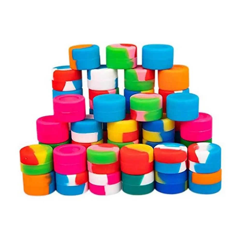 30/100 шт. силиконовый контейнер 2 мл маленькую коробочку воск для хранения масла