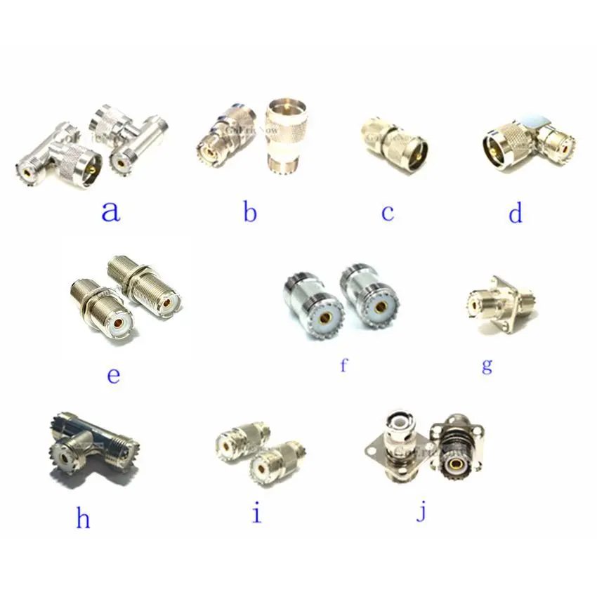 1 шт. радиочастотный коаксиальный адаптер 50 Ом прямой/прямой разъем УВЧ PL259 SO239 в