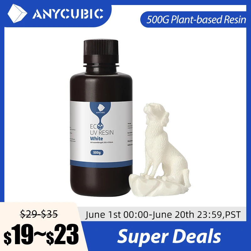 ANYCUBIC на растительной основе 405nm УФ смола для ЖК дисплей объект соглашения о