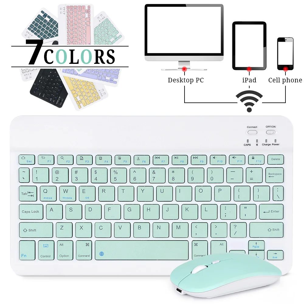 

Беспроводная мини-клавиатура подходит для планшетов, планшетов, Bluetooth, совместима с Android