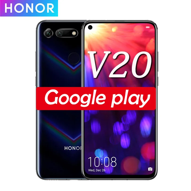 Honor V20 смартфон с 6 4 дюймовым дисплеем восьмиядерным процессором Kirin 980 2310x1080 4000