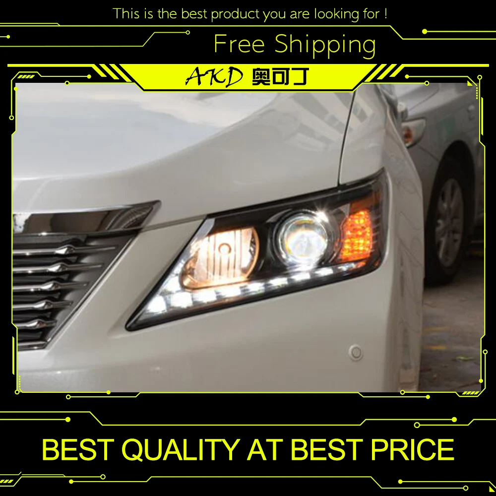 AKD автомобильный Стайлинг для Toyota Camry V50 фары 2012 дизайн Lexus СВЕТОДИОДНЫЙ DRL