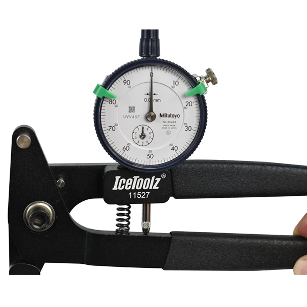 IceToolz E381 Bicycle Spoke Tension Meter for 18" Rim And up with Japanese Mitutoyo Analog Bike Wheel Tool | Спорт и развлечения