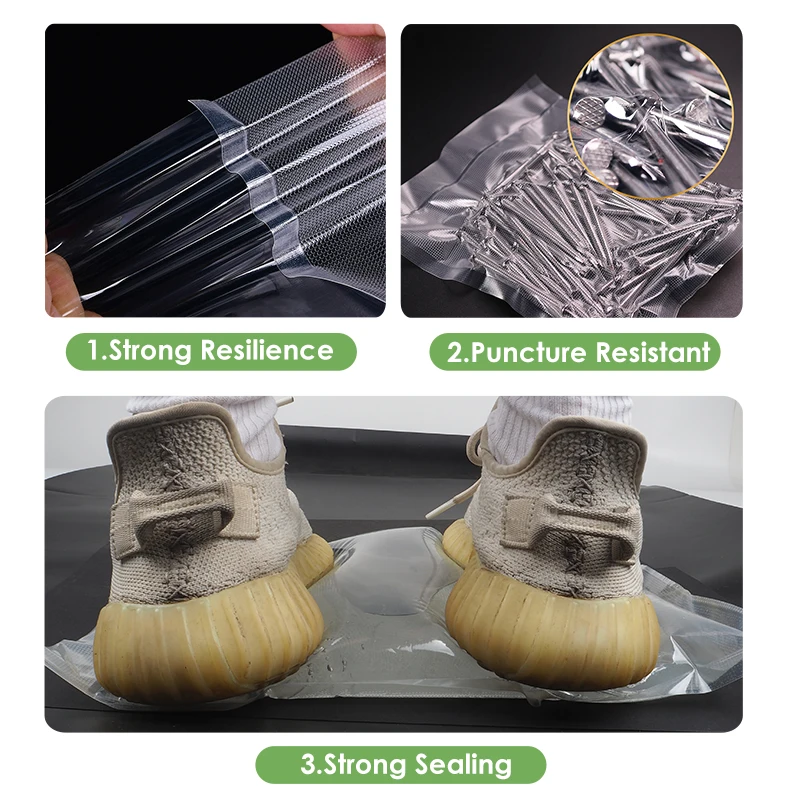 

100PCS/LOT Vacuum Sealer Plastic Storage Bag Food Saver No Cutting Bags For Vacuum Home Kitchen Accessories Vacuum Bags BPA-free