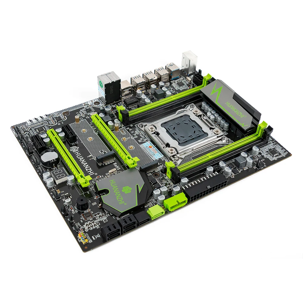 HUANANZHI X79 LGA2011 материнская плата huanan x79 V2.49 ATX USB3.0 SATA3 PCI-E NVME M.2 поддержка памяти REG ECC и процессор Xeon E5