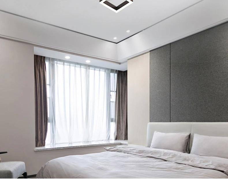 Chandelierrec AC85-265V Домашнее освещение потолочный светильник Современные светодиодные потолочные лампы для гостиной спальни низкие потолки lampara de techo