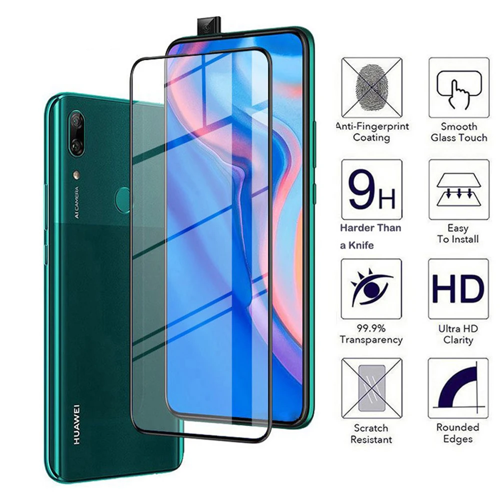 9H vetro temperato per huawei p smart Z protezione dello schermo del telefono per huawei p di smart plus 2018 2019 custodia protettiva su vetro smartphone