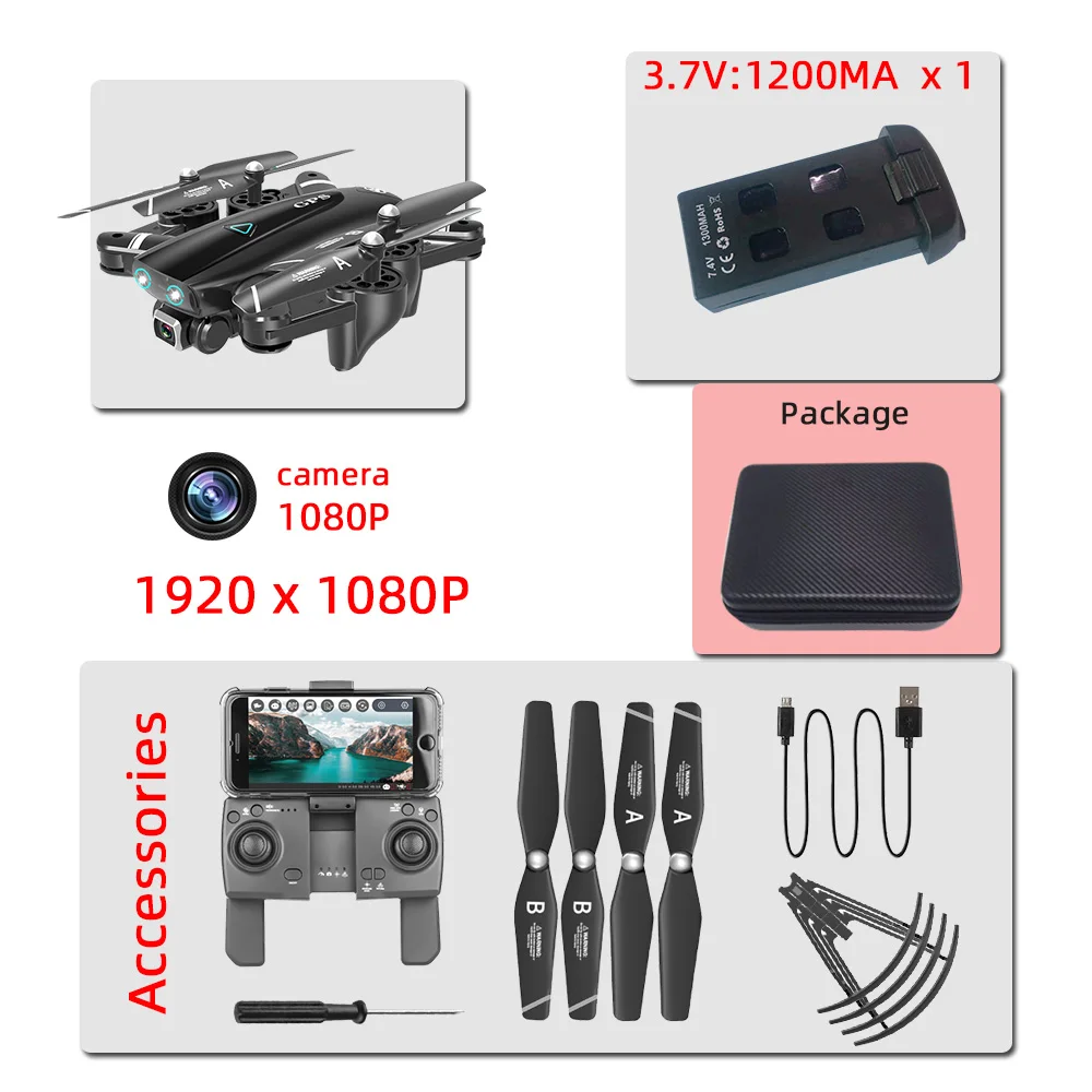 NO GPS 5mp bag Квадрокоптер 4K Дрон профессиональные игрушки дроны gps/Нет gps селфи rc вертолет с камерой S167 드론 для детей VS SG906 X8 - Цвет: NO GPS 5mp bag