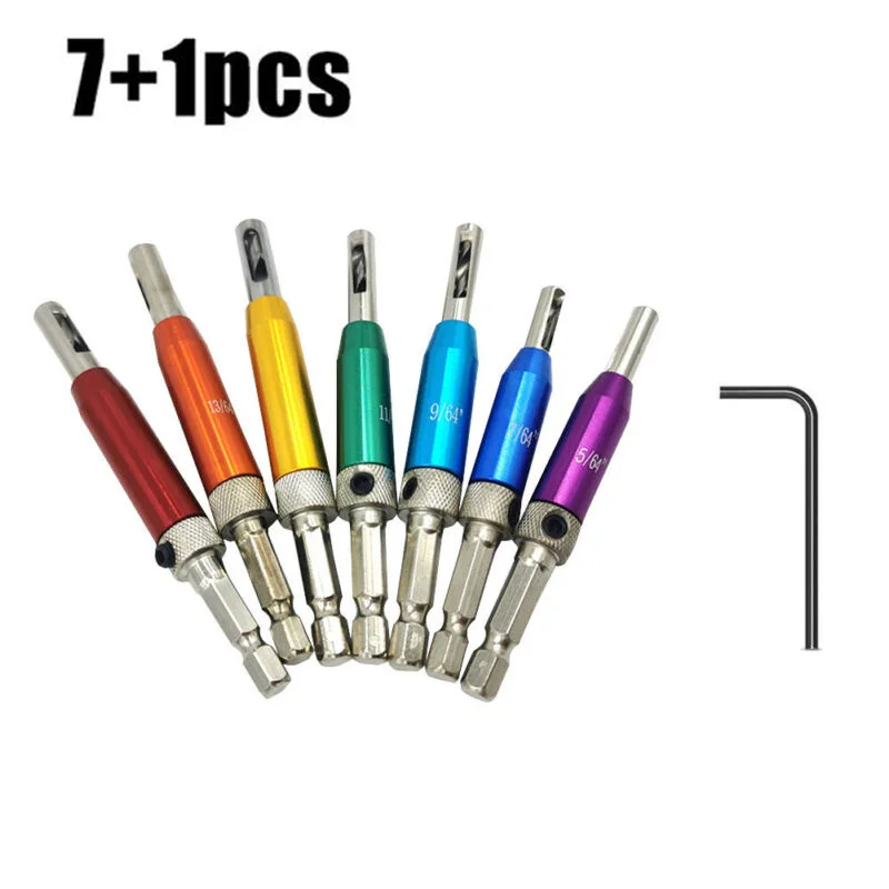 

Hinge Drills Hardware Self-centering Pilot Hole Cutter Opener For Woodworking