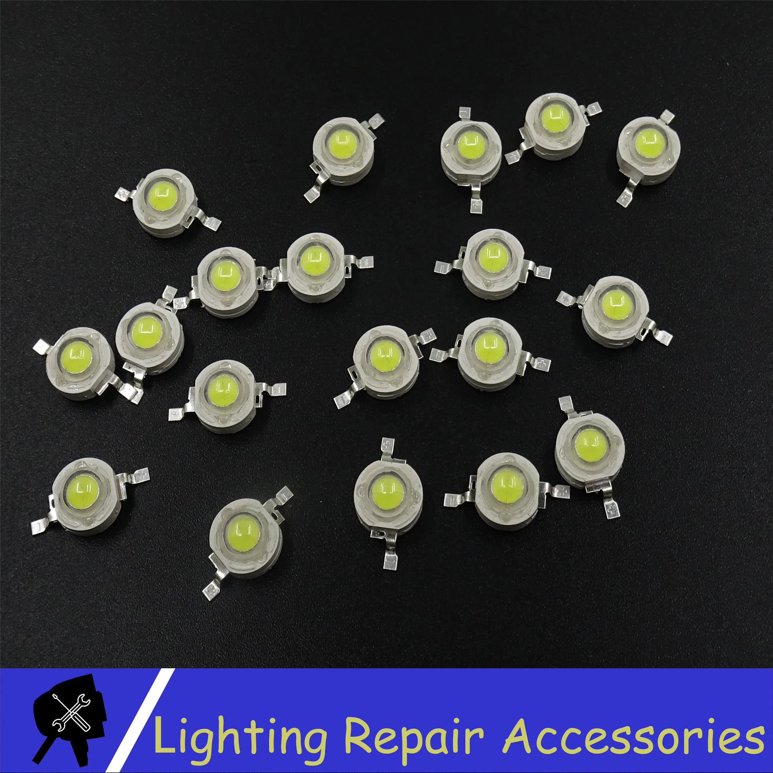 50pcs/lot 3W / 1W White Warm Red Green Blue LED Lamp Beads Lamps For Stage Lighting Led Par Light Chip | Лампы и освещение