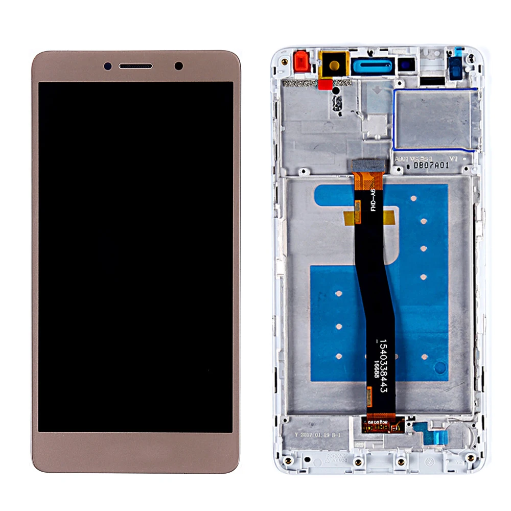 ЖК-дисплей для Huawei Mate 9 Lite с сенсорным экраном Honor 6X рамка в сборе бесплатными