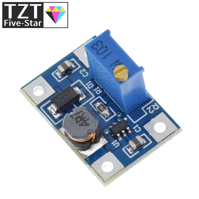 TZT 2-24V to 2-28V 2A DC-DC SX1308 Step-UP Adjustable Power Module Step Up Boost Converter for DIY Kit | Электронные компоненты