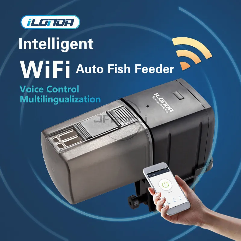 Ilonda Интеллектуальный Wi-Fi приложение кормушка для рыб автоматический орган умное управление аквариумный аквариум автоматическое устройство подачи сроки подачи