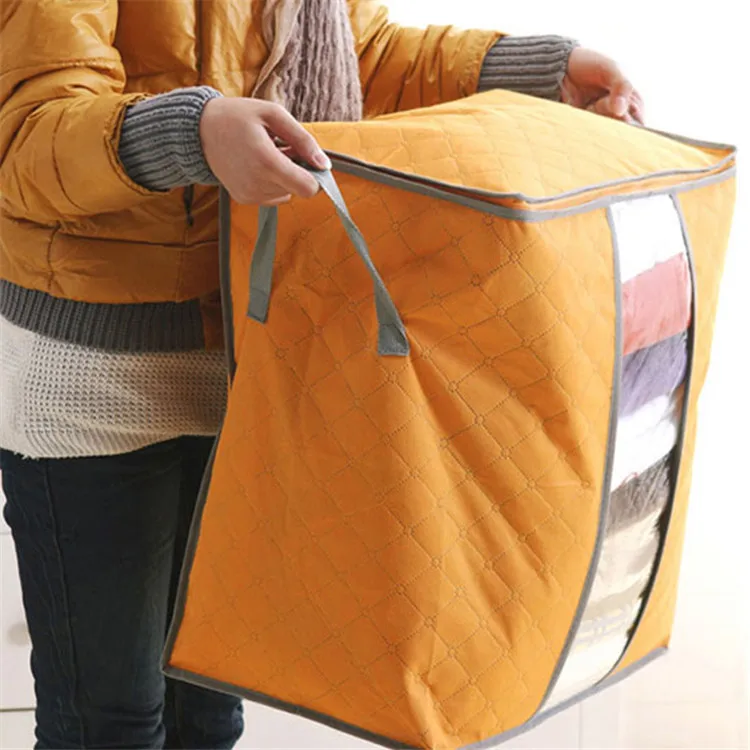 

Large Size Clothes Quilt Moisture-Proof Bag Blanket Bag Storage Bag Home Moving Organizing Luggage Bag Packing Bags