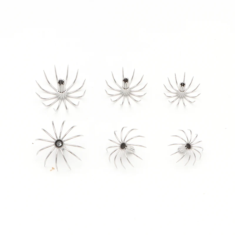 20pcs/lot Squid hook Wooden shrimp hook Stainless steel Sea fishing Fish hook 2.0/1.6/1.4CM fishing hook