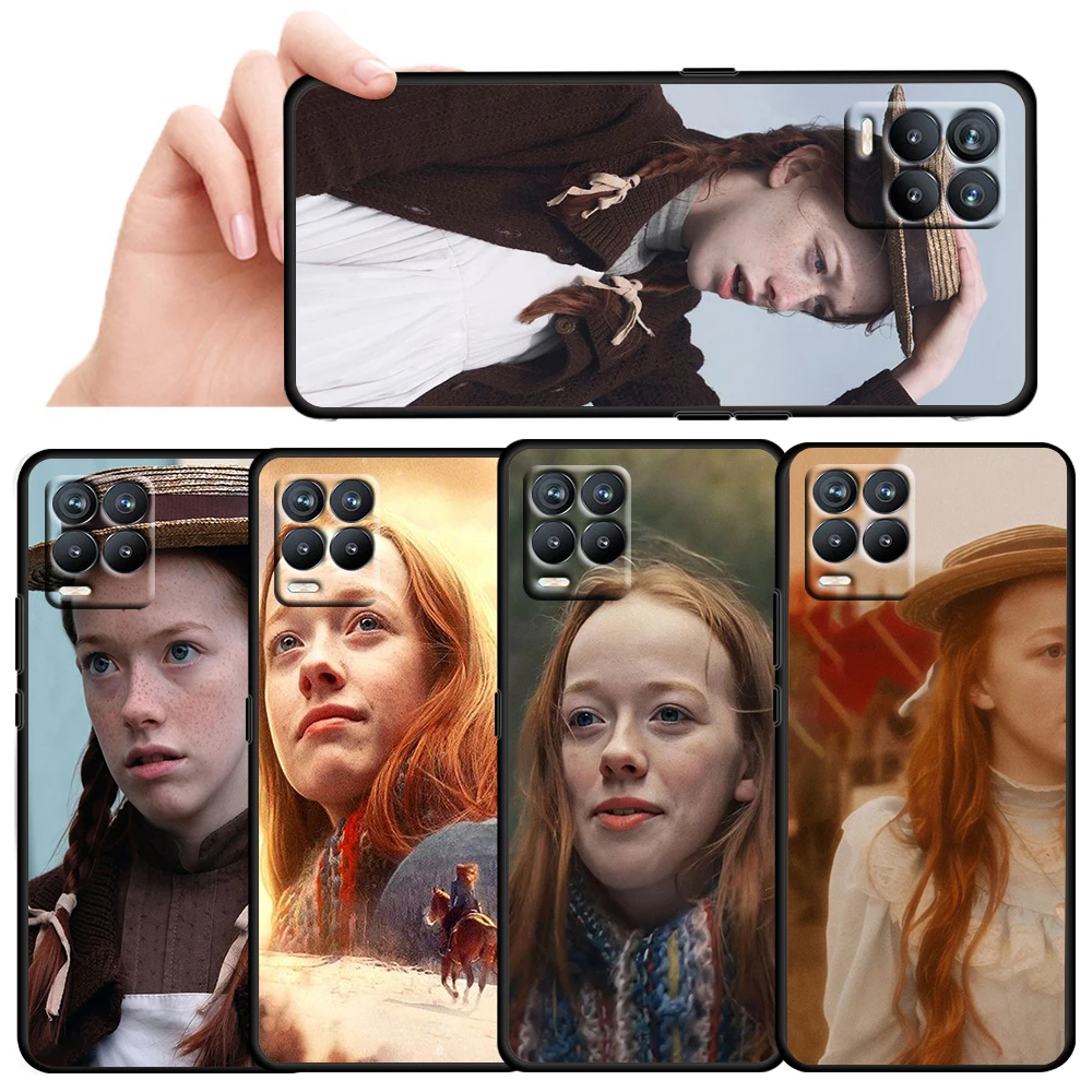 

Anne With An E For OPPO Realme Narzo 30 20 8 8i 7 6 5 3 2 Pro Global 5G Soft Silicone Black Phone Case Cover