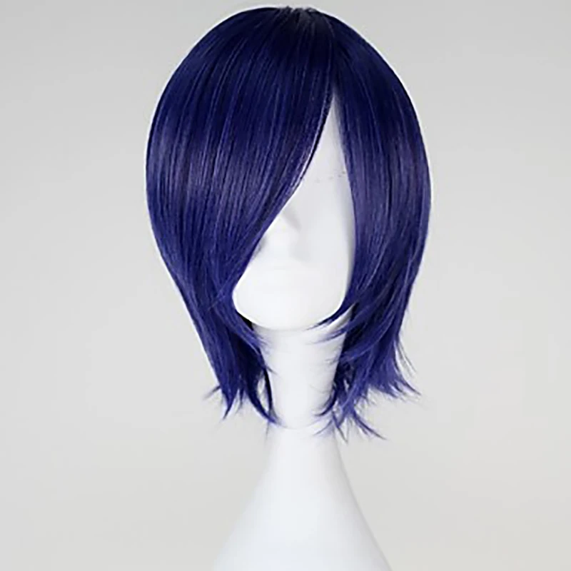 purple blue HAIRJOY синтетические волосы Кирисима тука фиолетовый парик для выступлений - Цвет: purple blue
