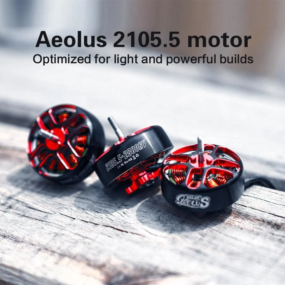 HGLRC AEOLUS 2105 5 3600KV 2800KV 3-4S бесщеточный двигатель для радиоуправляемых FPV гоночных