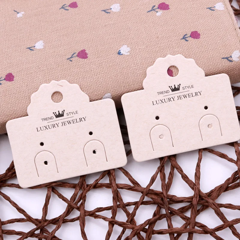 Тренд стиль Earing Card Упаковка ювелирный аксессуар Cardcoard 4 5*5 см макраме зажим для