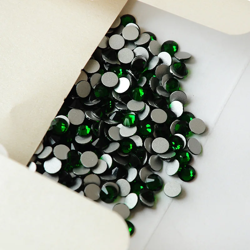 Высококачественные Стразы изумрудные цвета разные размеры блестящие без