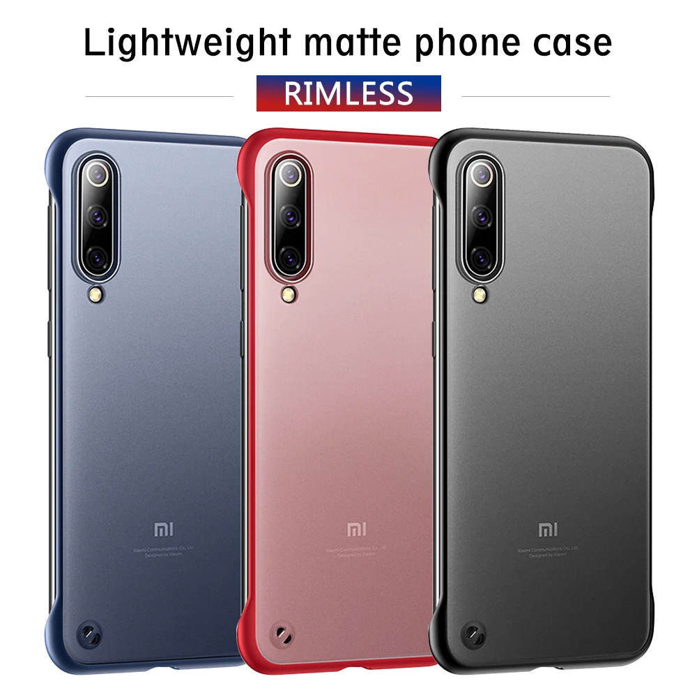 Бескаркасный чехол для Xiaomi Mi 9 SE ультра тонкий прозрачный жесткий Чехлы телефона