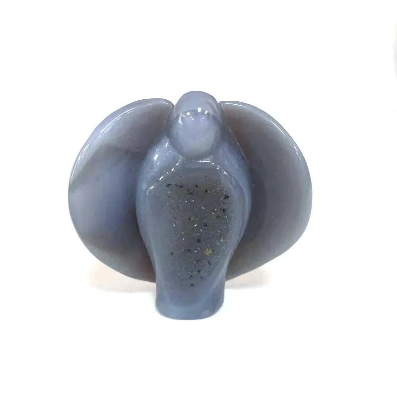 Бесплатная доставка индийский агат ангел статуэтки жажда ремесла кварц для