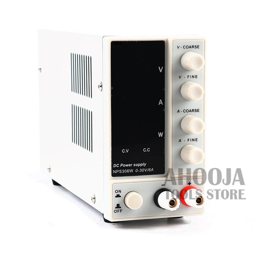 Мини источник питания NPS306W с дисплеем регулируемый цифровой импульсный