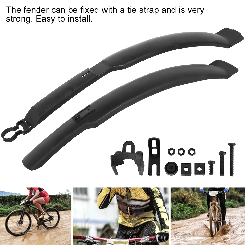 2 шт. велосипедные крылья, велосипедные пластиковые MTB Брызговики, быстросъемные велосипедные крылья, переднее заднее крыло для горного велосипеда, Аксессуары для велосипеда