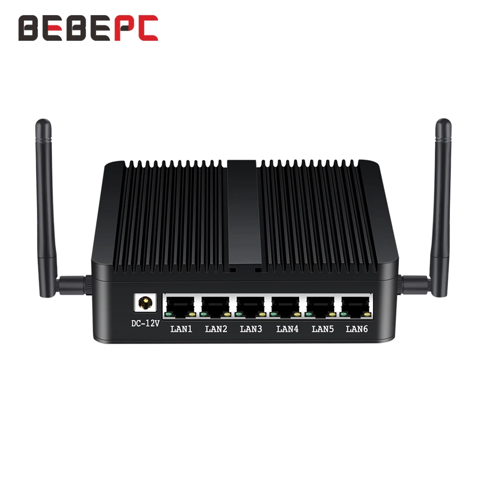 Мини-компьютер 6 LAN Intel Celeron J1900 четырехъядерный Wi-Fi | Компьютеры и офис