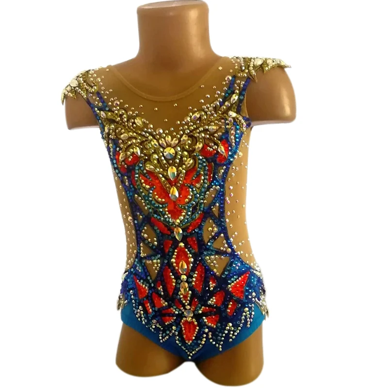 LIUHUO/Новый дизайн гимнастическое трико для девочек однотонное балетное маленьких