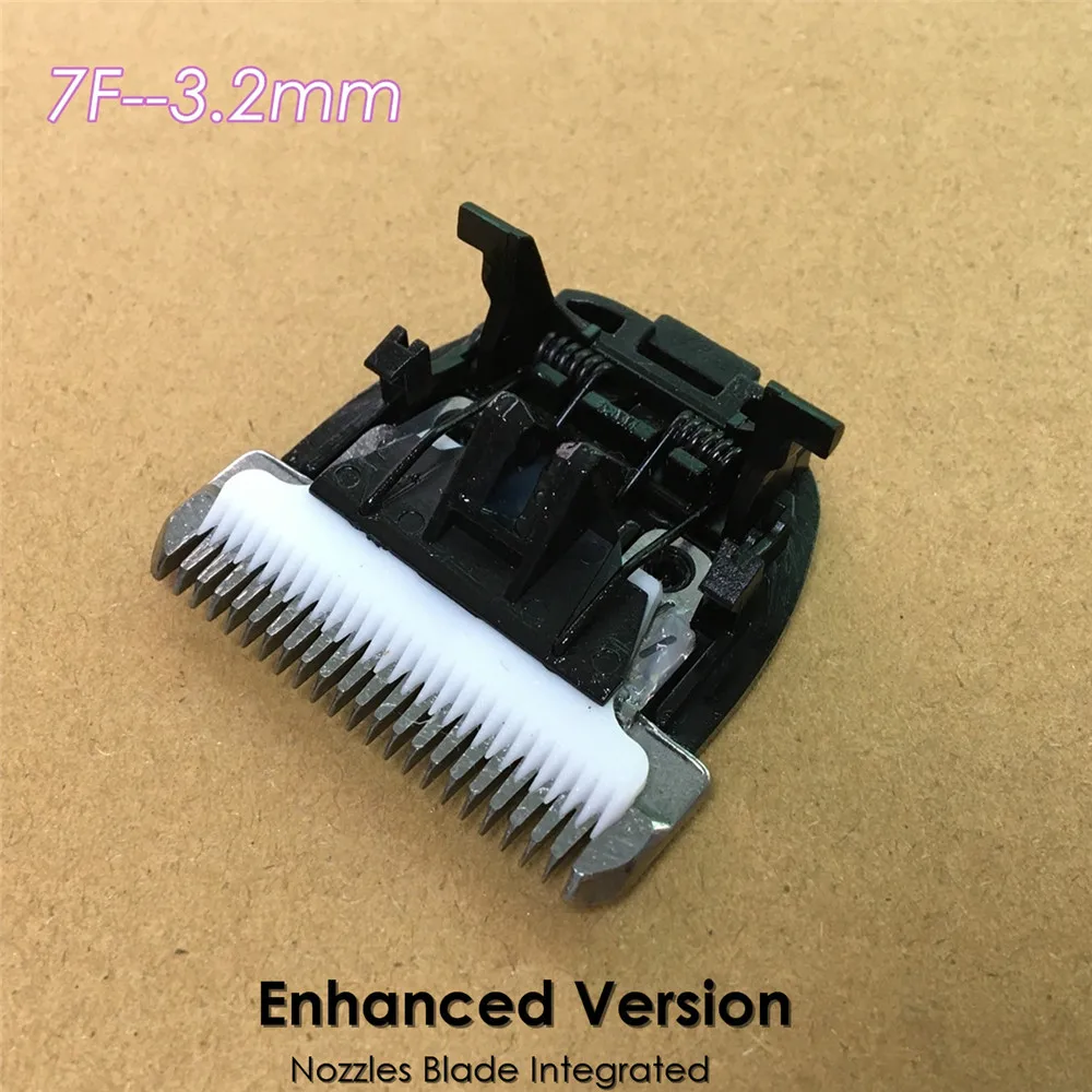Enhanced Size 3.2mm Новая улучшенная CP9600 собака лезвие 1/3/6/9/13 мм профессиональная машинка для стрижки животных Машинка для стрижки лезвие насадки интегрированный запасная головка для CP-9600 - Цвет: Enhanced Size 3.2mm