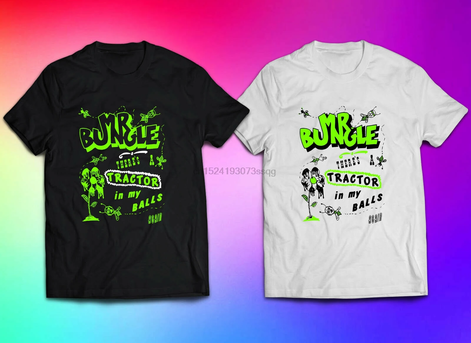 

MR BUNGLE TRACTOR BALLS T-Shirt BW Size XS-3XL