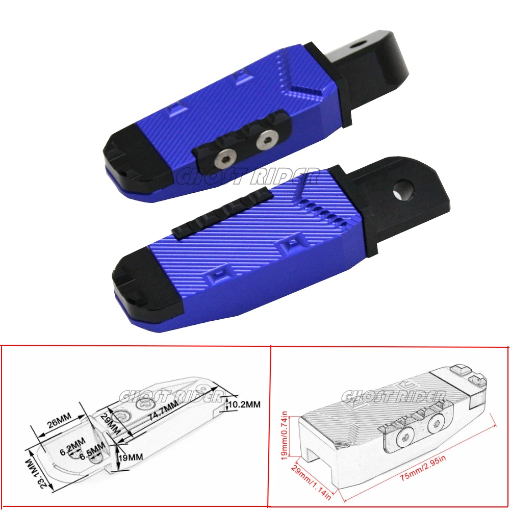 Для Suzuki GSXR600 GSXR750 GSXR1000 2001 2014 02 03 04 универсальная задняя ножная педаль для мотоцикла