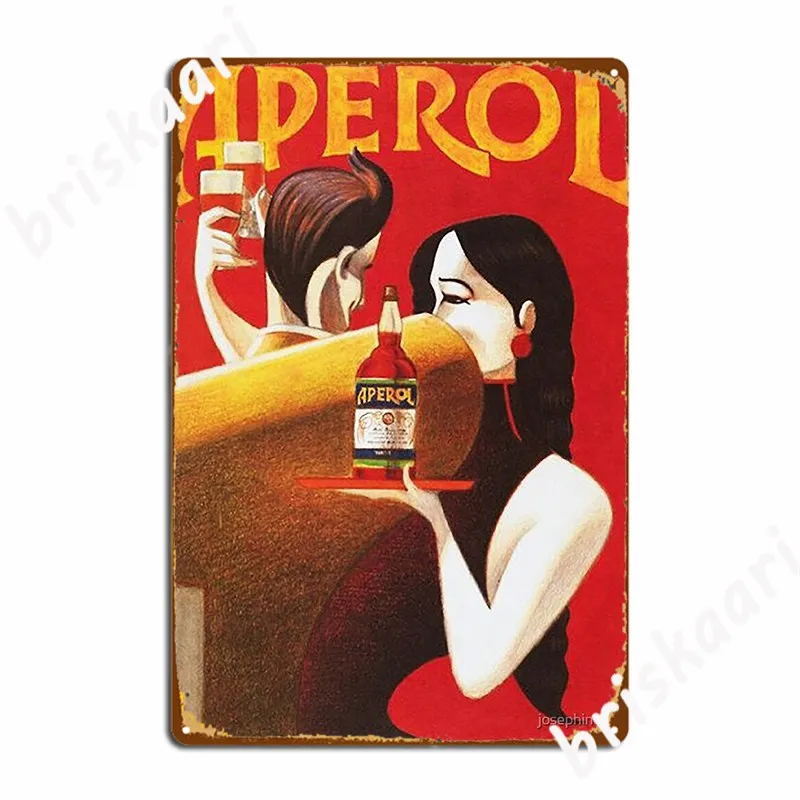 

Металлический плакат Aperol для девочек и женщин, Настенный декор для кинотеатра, гостиной, столовой, на заказ