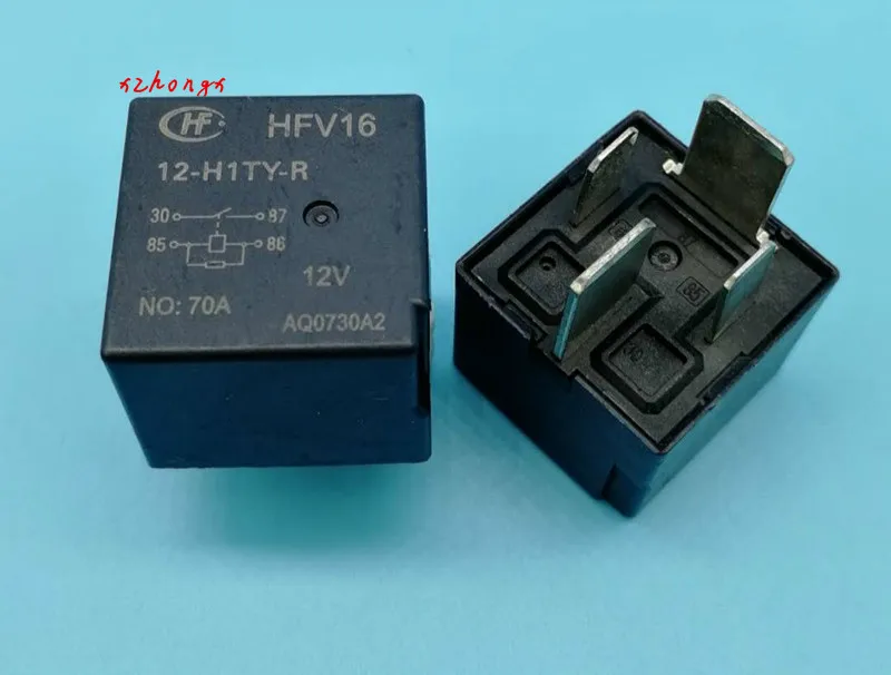 

Автомобильный релейный hfv16-12-h1ty-r подлинный 12 V/70A pin