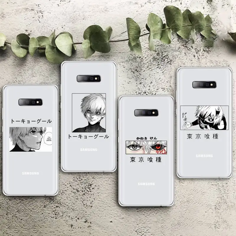 

Tokyo Ghoul Kaneki Ken anime Phone Case Transparent For Samsung Galaxy S Note 8 9 11 20 10 Pro E LITE P Plus A81