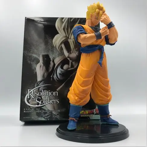 Gohan boxed 21 см Brolly Dragon Ball Z Broly игрушка Гохан фигурка Супер Saiyan аниме DBZ Tenkaichi Budokai игрушка коллекционная - Цвет: Gohan boxed