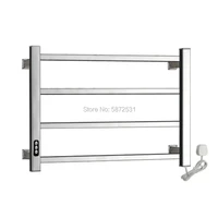 bathroom heated towel rack rail 4 bars ladder electric 304 stainless steel clothestowel warmer rack for bathroom