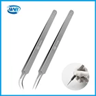 Щипцы WNB 302 из нержавеющей стали с изогнутым прямым кончиком, антикоррозийный прецизионный пинцет, электронный инструмент для технического обслуживания и промышленного ремонта