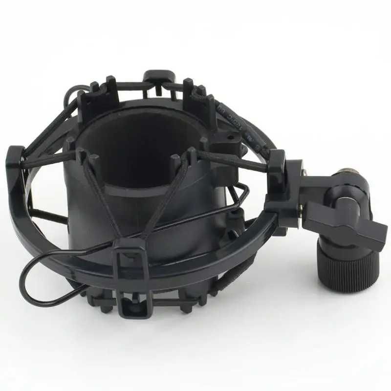 Universal 3KG Bearable Load Mic Microphone Shock Mount Clip Holder Stand Radio Studio Sound Recording Bracket Black Professional |