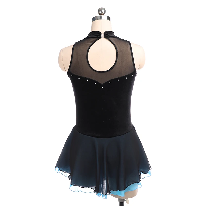 Костюм платье для фигурного катания юбки конькобежцев девочек женщин детей