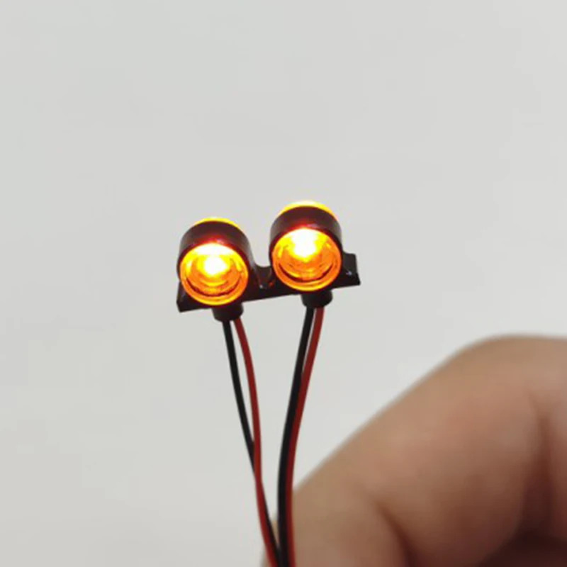 1 пара 4 светодиодный двухсторонний контурный светильник ширина для 1/14 Tamiya RC Truck car