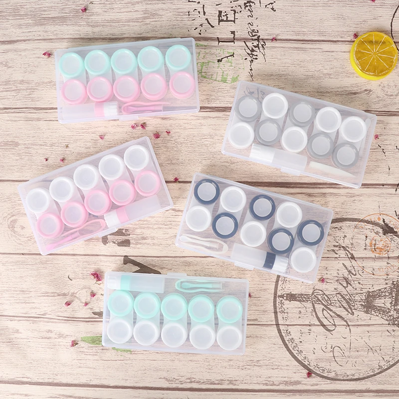 Чехол-органайзер унисекс для хранения контактных линз 5/6 коробок прозрачный