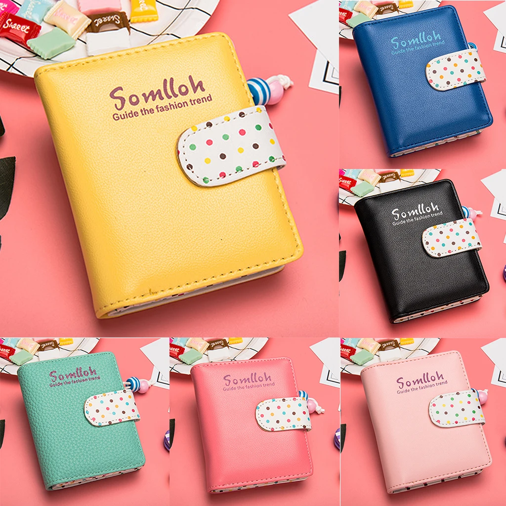 

Women Girls PU Leather Card Case Holder Coin Change Purse organizer Bag