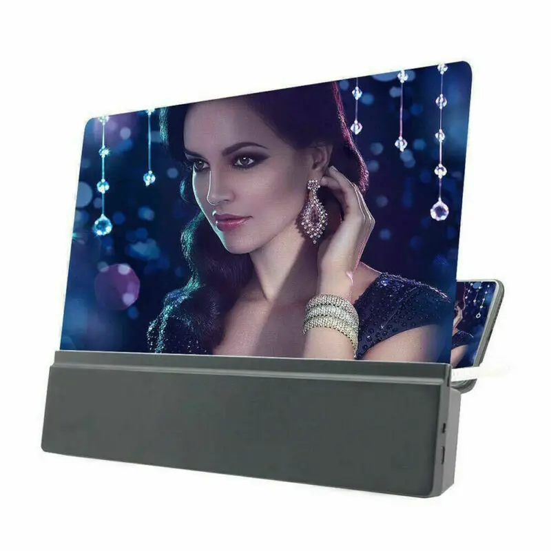 Новый 3D мобильный телефон Экран увеличитель HD видео усилитель очки инструмент