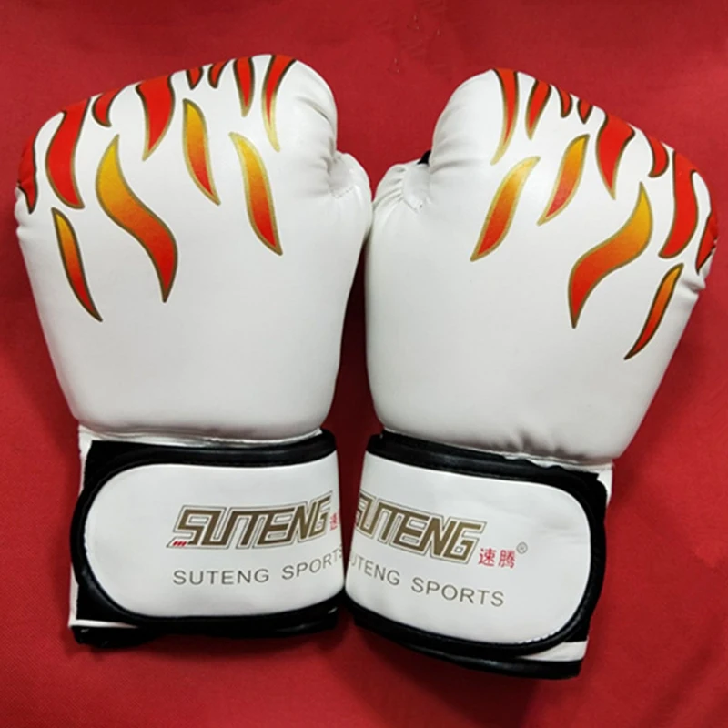 

1Pair Adult Flame Boxer Fighting Sanda Training Gloves Molding Liner